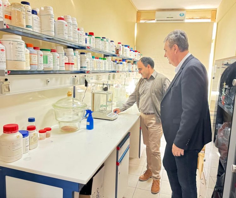 Επίσκεψη Κωτσού στο Τμήμα Επιστήμης Τροφίμων & Διατροφής