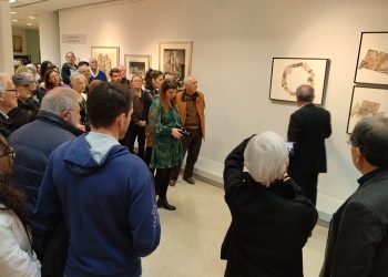 Εγκαινιάστηκε η έκθεση του γλύπτη Κυριάκου Ρόκου & της ζωγράφου – χαράκτριας Ρουμπίνας Σαρελάκου