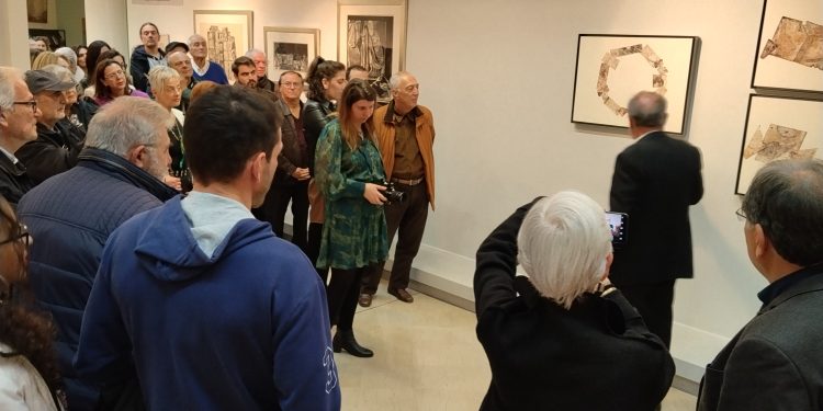 Εγκαινιάστηκε η έκθεση του γλύπτη Κυριάκου Ρόκου & της ζωγράφου – χαράκτριας  Ρουμπίνας Σαρελάκου 