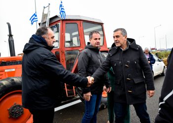 Στον Κόμβο του Ε65 ο  Περιφερειάρχης Θεσσαλίας Δημήτρης Κουρέτας