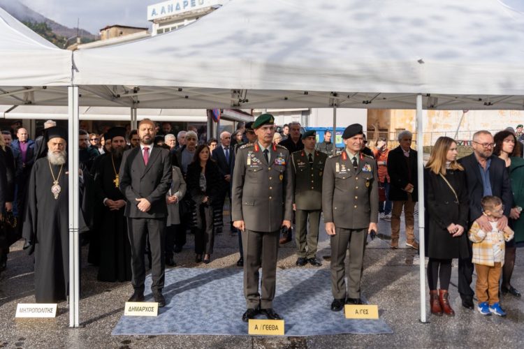 Τελετή τιμής και μνήμης για τον Συνταγματάρχη Πεζικού Γεώργιο Βούλγαρη με τα αποκαλυπτήρια της προτομής του στο Μουζάκι