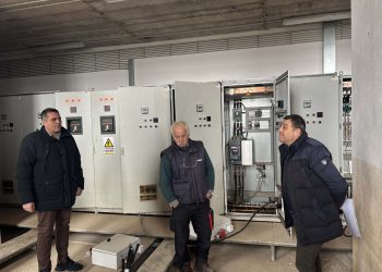 Επίσκεψη Αντιπεριφερειάρχη Καρδίτσας στο έργο αποκατάστασης του αντλιοστασίου Α4 – Μαραθέας