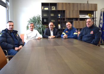 Επίσκεψη του νέου διοικητή Π.Υ. Ν. Καρδίτσας στον Δήμαρχο Καρδίτσας