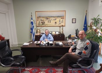 Συνάντηση  Κουρέτα με τον Δημοσιονομικό Ελεγκτή  και πρώην Δήμαρχο Σοφάδων Μπ. Παπαδόπουλο