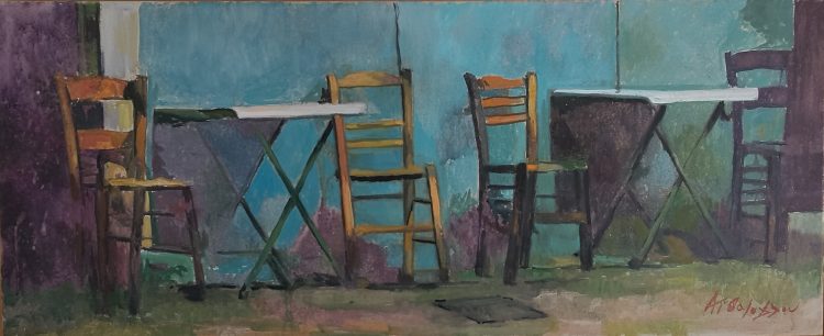 H Δημοτική Πινακοθήκη Καρδίτσας αποκτά  ένα έργο Αχιλλέα Αϊβάζογλου