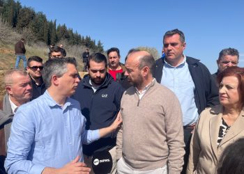 Επίσκεψη του Υπουργού Υποδομών Χρίστου Δήμα στον Δήμο Μουζακίου