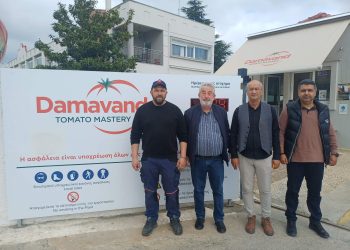 Επίσκεψη  Μπαρμπούτη στις εγκαταστάσεις της Damavand Α.Ε. («Damavand») στη Φίλια