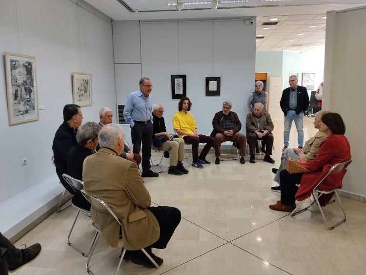 Μια εκδήλωση για τις σχέσεις Ζωγραφικής και Χαρακτικής  έλαβε χώρα στη Δημοτική Πινακοθήκη Καρδίτσας