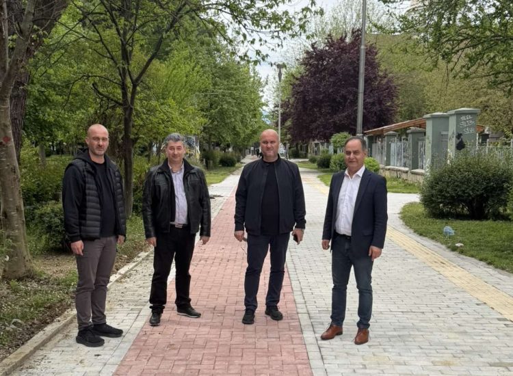 Ολοκληρώθηκε η ανακατασκευή του πεζοδρόμου Λάμπρου Σακελλαρίου