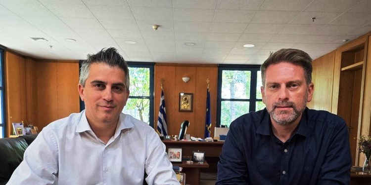 Συνάντηση Α. Στεργίου με Χρ. Δήμα για υποδομές, αποκαταστάσεις και Ε65