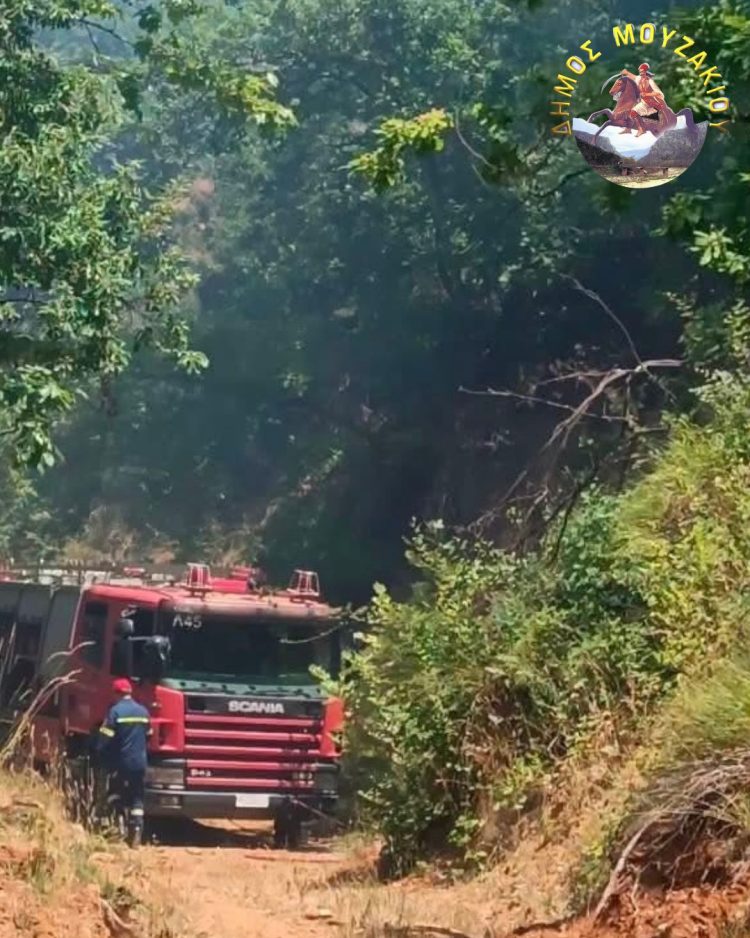 Ευχαριστήριο του Δήμου Μουζακίου για την άμεση αντιμετώπιση της πυρκαγιάς στη Δημοτική Κοινότητα Αγίου Ακακίου