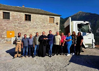 Σημαντική δωρεά ελαιολάδου από την Ιερά Μονή Παναγίας Σπηλιάς στους κατοίκους του Δήμου Αργιθέας