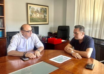 Τέλης Σπάνιας: Συνάντηση εργασίας με τον νέο Πρόεδρο της ΔΕΥΑΚ  κ. Χάρη Παπαδημητρίου.
