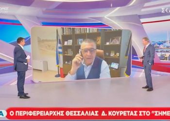 Κουρέτας στον ΣΚΑΪ: Στο 40% η αντιπλημμυρική ικανότητα της Θεσσαλίας – Πενταετής ο ορίζοντας για τα μεγάλα φράγματα