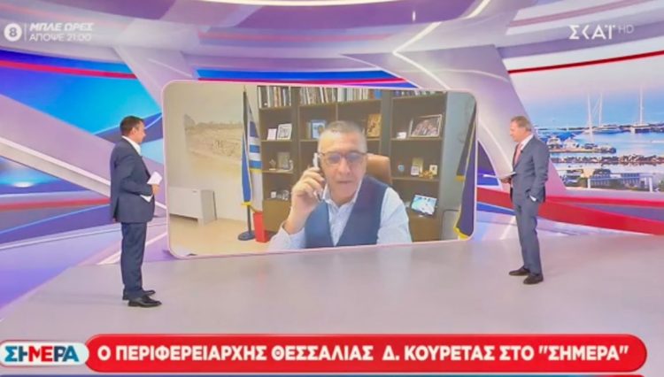 Κουρέτας στον ΣΚΑΪ: Στο 40% η αντιπλημμυρική ικανότητα της Θεσσαλίας – Πενταετής ο ορίζοντας για τα μεγάλα φράγματα