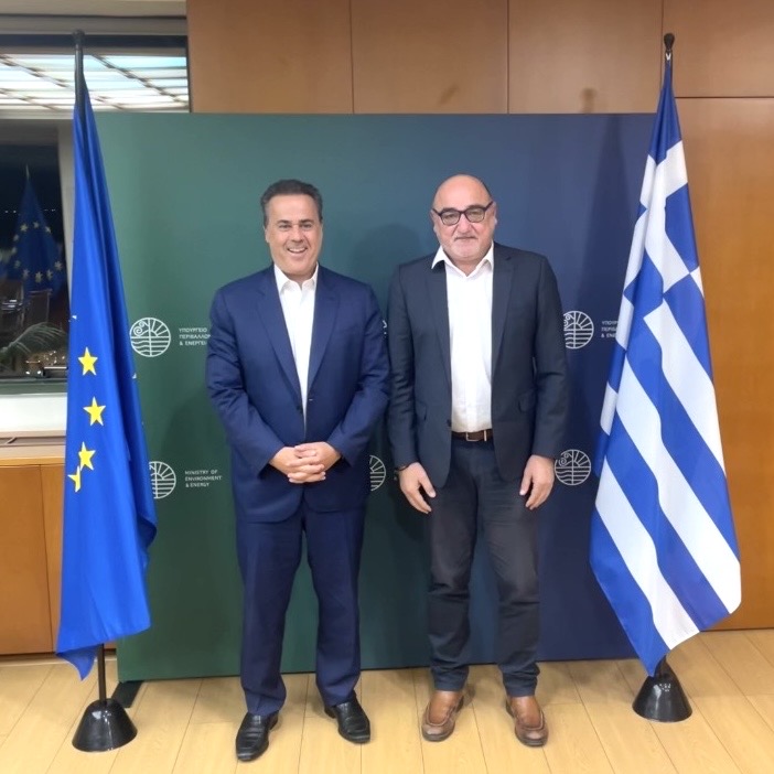 Τέλης Σπάνιας: Συνάντηση με τον Υπουργό Σταύρο Παπασταύρου για την ενέργεια, τη διαχείριση των υδάτων και τις ενεργειακές υποδομές του Ν. Καρδίτσας